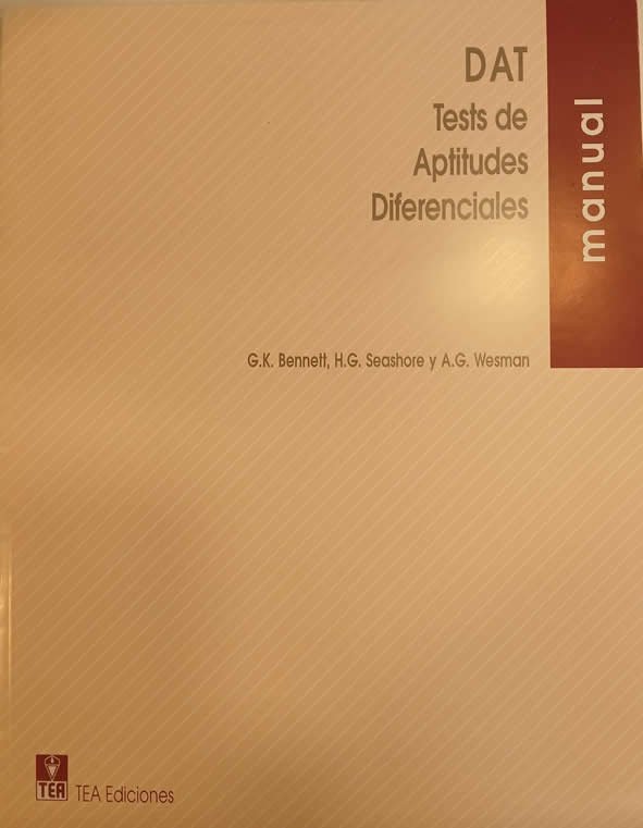 3864L DAT. (Juego Completo) Test de aptitudes diferenciadas