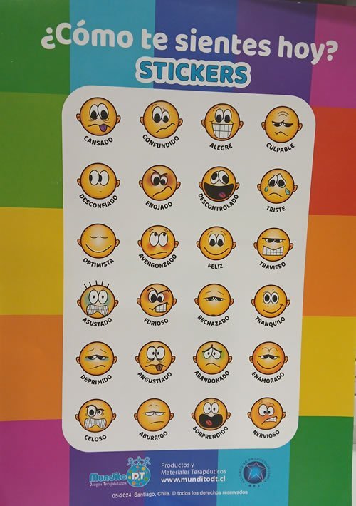 39386 ¿Cómo te sientes hoy? STICKERS