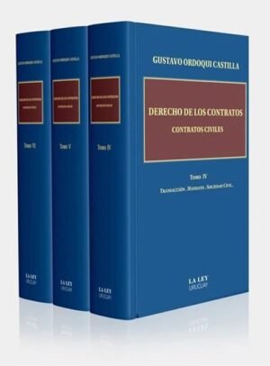 Derecho de los contratos. Contratos civiles. Tomos IV, V, VI