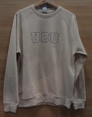 Buzo beige UCU Sport gris