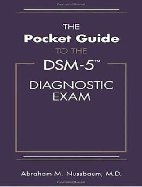 9781585624669 DSM-V THE POCKET GUIDE DIAGNOSTIC EXAM (inglés)