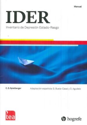 IDER. (Juego Completo) Inventario de Depresión Estado/Rasgo