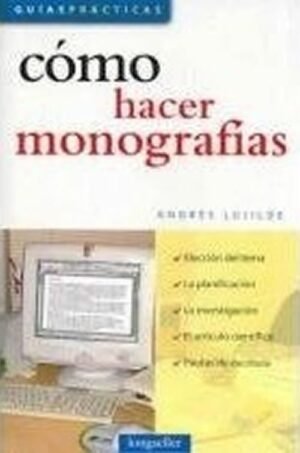Cómo hacer monografias