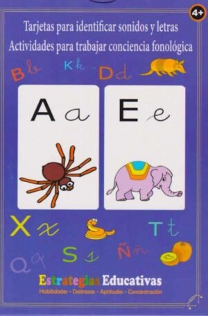 Tarjetas para identificar sonidos y letras. Actividades para trabajar conciencia fonologica