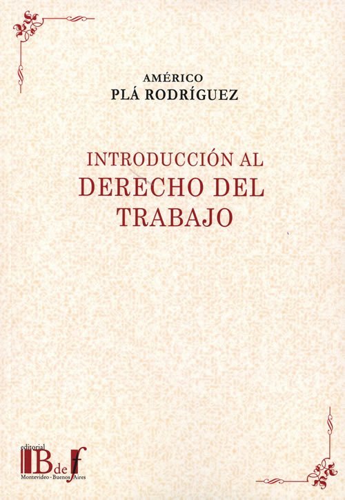 9789915684499 Introducción al derecho del trabajo.