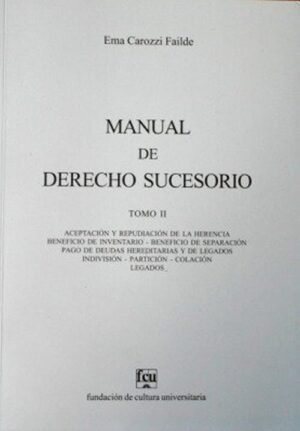 T.2 MANUAL DE DERECHO SUCESORIO